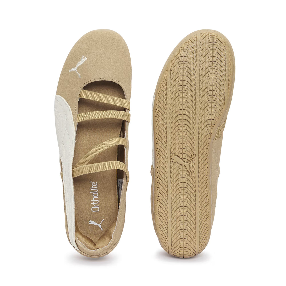 PUMA Speedcat Suede Cafe Ballet Women's Sneakers Beige – 406758_01