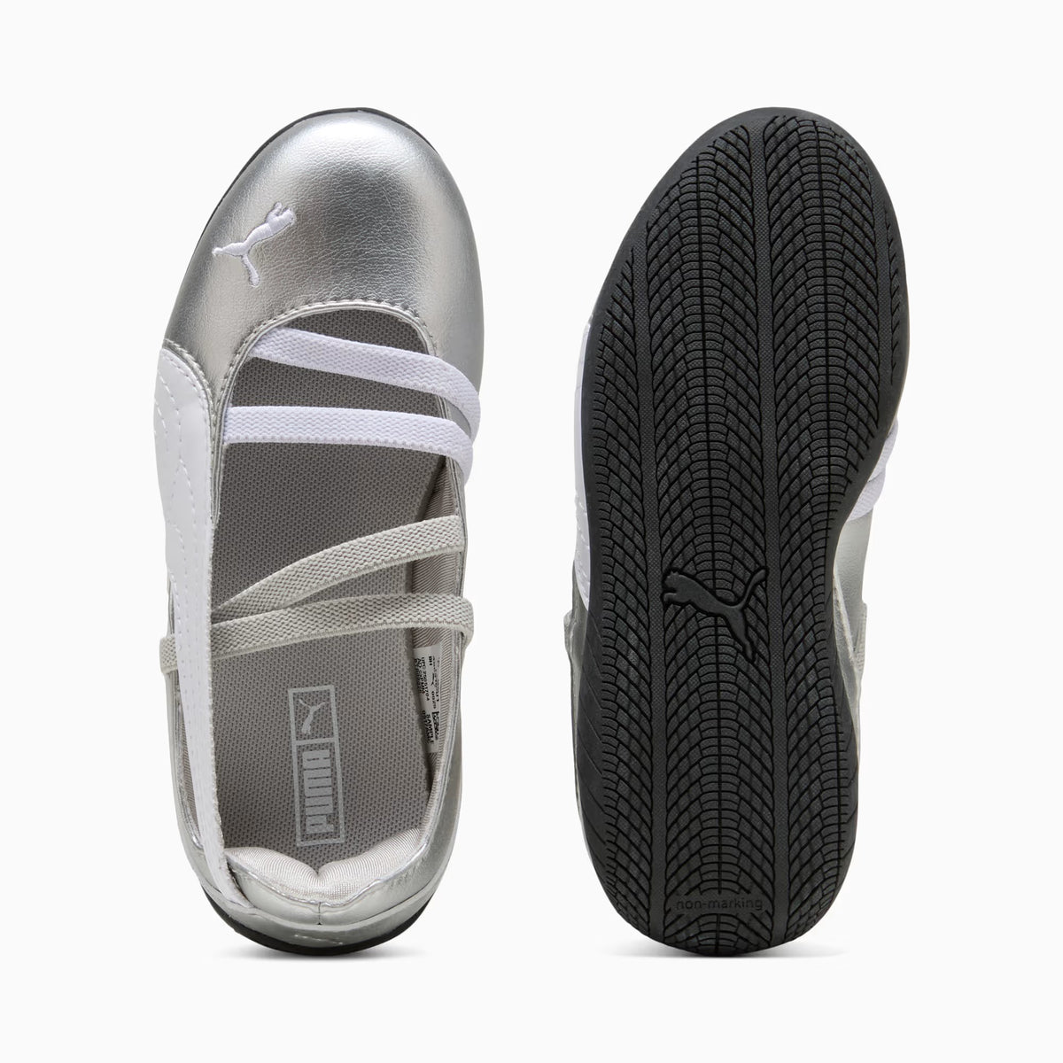 PUMA Speedcat Ballet Metallic Big Kids' Sneakers Ash Gray – 406133_01